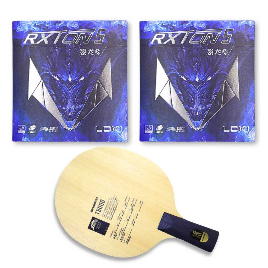 Combo T5000 Classineta + Rxton 5 Ofensiva Tênis Mesa