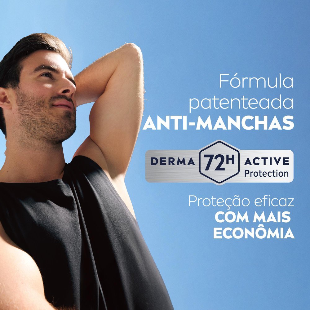 Detalhes do Desodorante Nivea Men Invisible Black & White Aerosol Antitranspirante 200ml