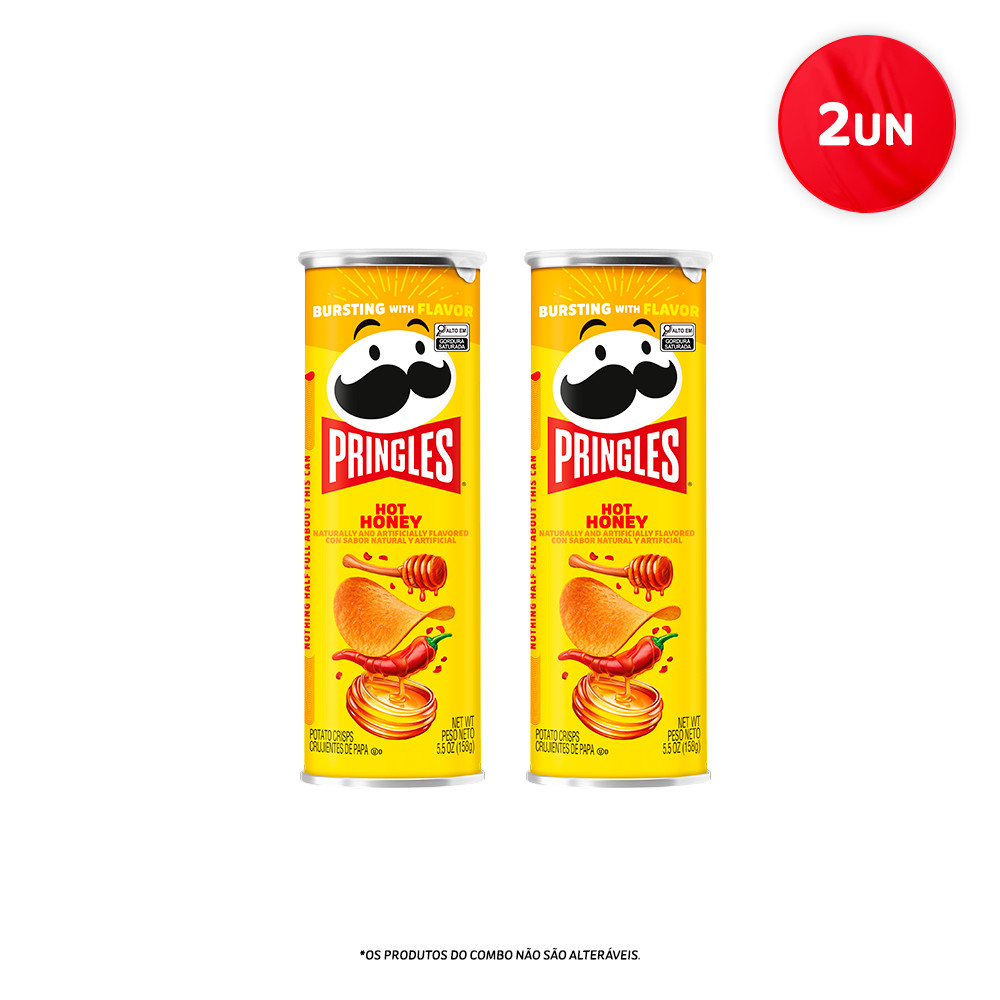 Combo Pringles Importada Honey Crisps 158g 2 unidades