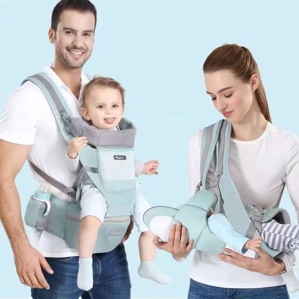 Canguru Bebê -Banco De Cintura Para Bebê Passeio Varias Cores Mochila Infantil CarrierPara Bebê premium-SMILE