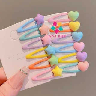 KIT Presilha de Cabelo 5,5cm Tic Tac Infantil Colorido com Desenho Tic Tac Colorida/ Coracao /Borboleta /flor-GUI ANA em Oferta na Shopee