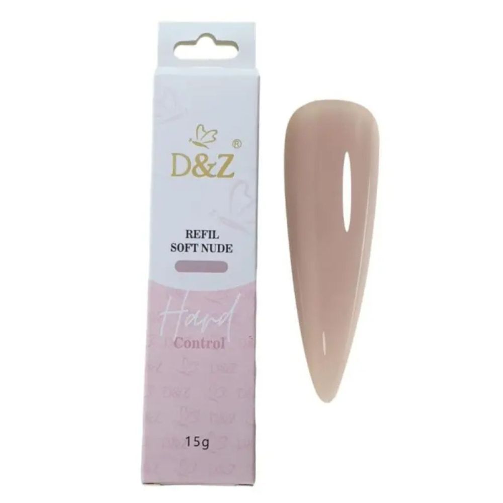 Refil Control Hard Soft Nude 15g D&z