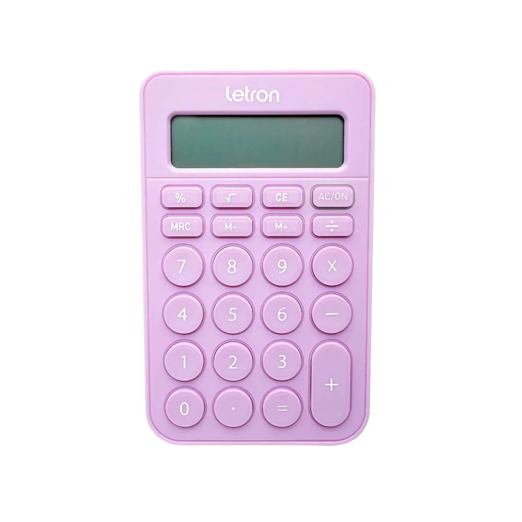 Calculadora 8 Dígitos de Mesa Candy Lilás Letron Leonora - 99335