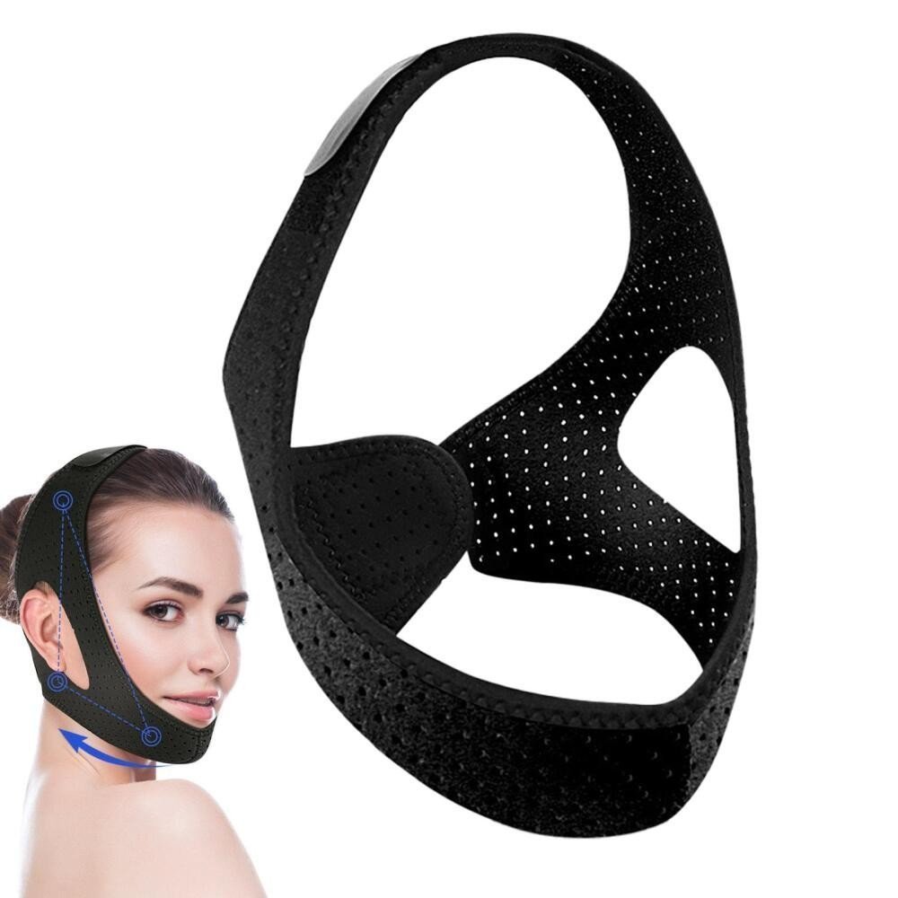Correia De Queixo Anti-Ronco , Rolha De Ajustável , Cinta Para Dormir , Solução Confortável Parar De Roncar , Dispositiv