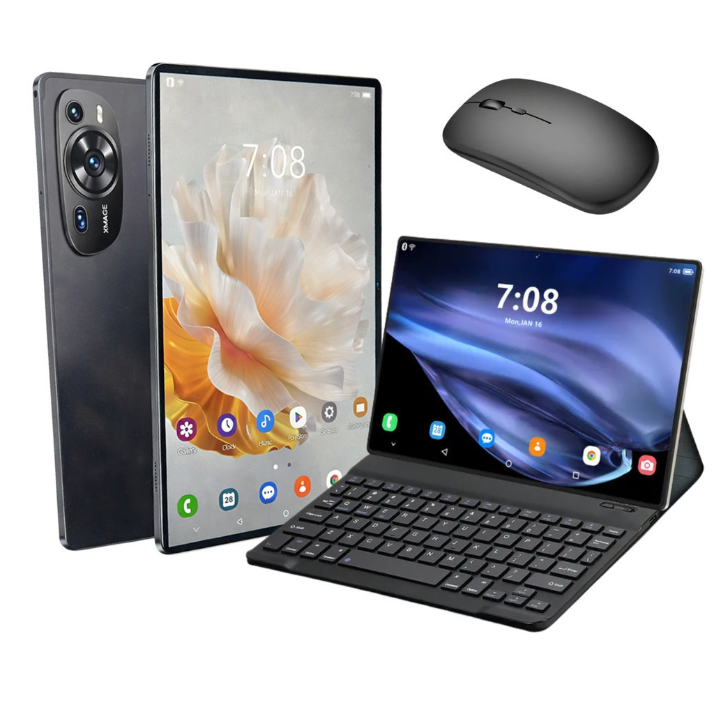 Tablet Android 512GB Memória 12GB Ram 10,1' Polegadas 4G Wi-Fi T10 Octa-Core + Teclado e Mouse em Oferta na Shopee