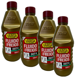 Kit 4 Óleo Fluido Freio Dot4 Trw Varga 500ml RCLF00054 em Oferta na Shopee