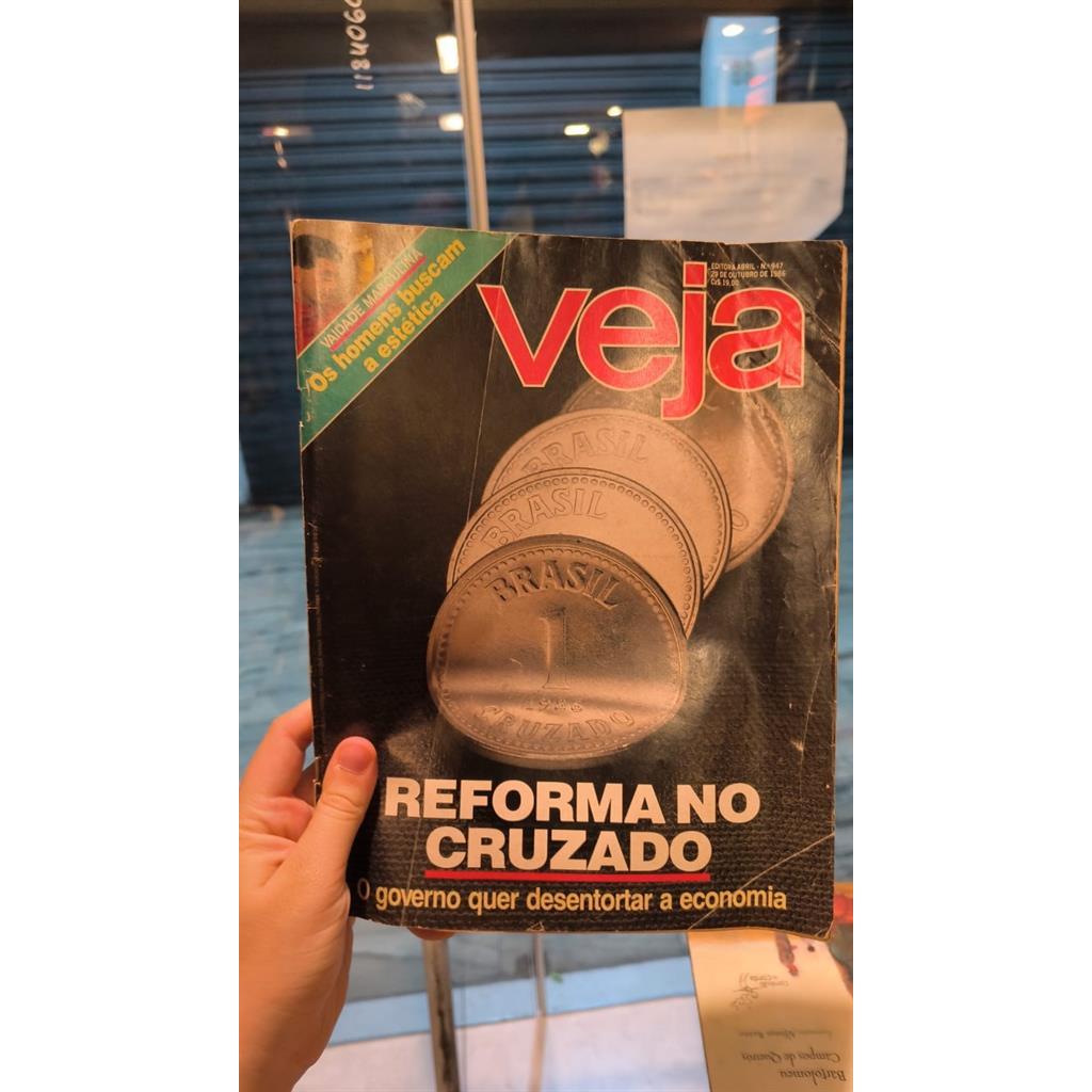 Revista Veja - Reforma no Cruzado - N 947 1986 autor Revista