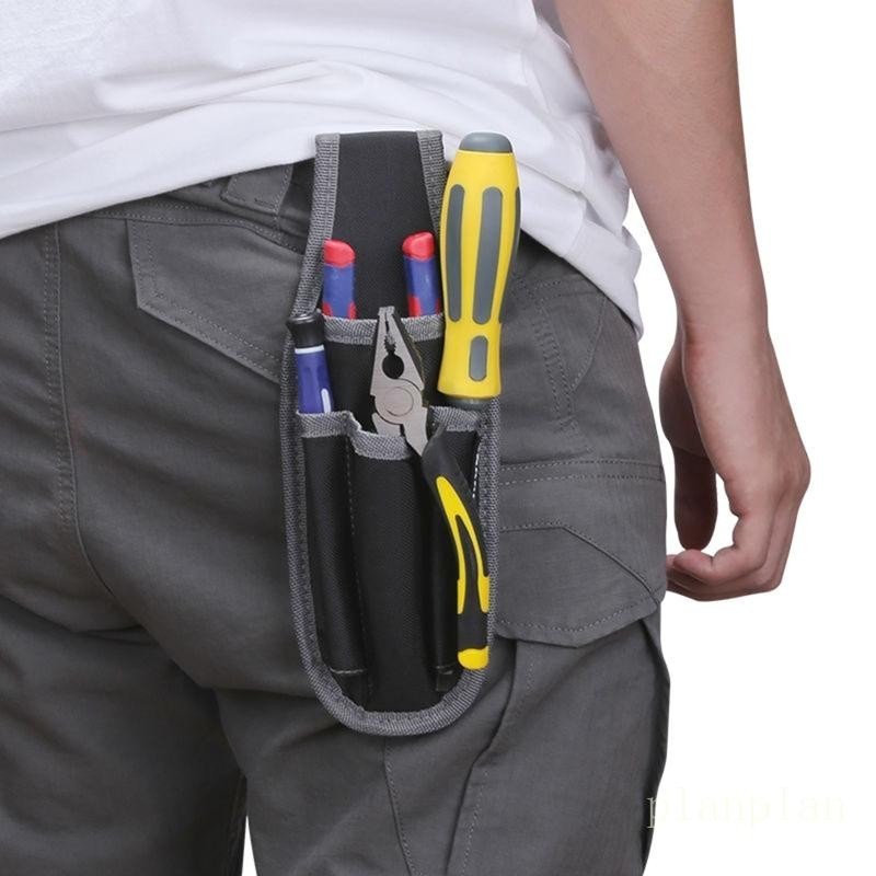 planplan Cinto de Ferramentas Pequeno Bolsa de Eletricista Ferramentas Hardware Bolsa Multifuncional Kit de Fibra Óptica
