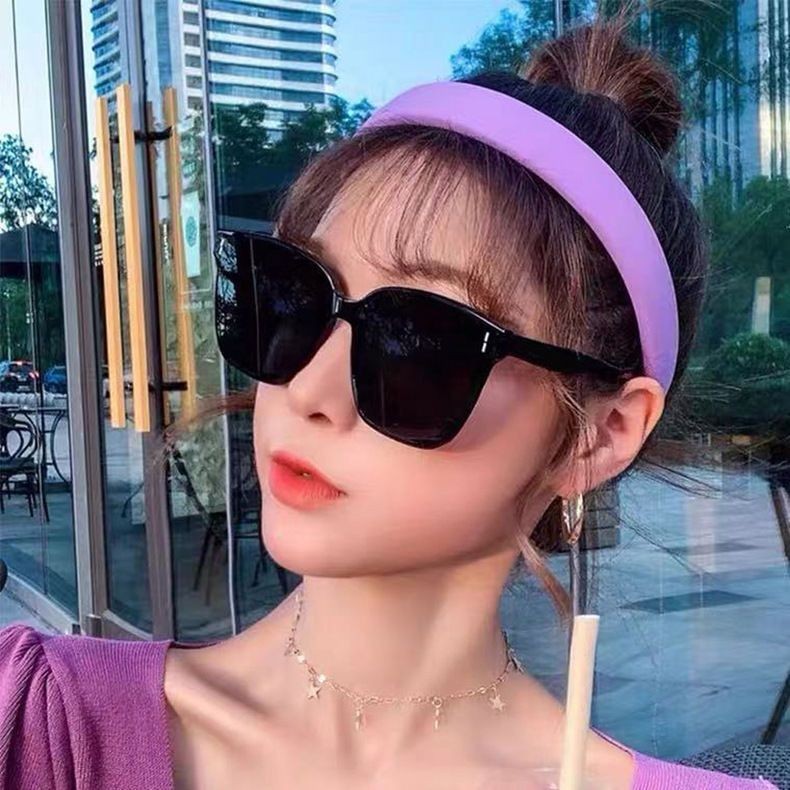 Óculos de sol feminino ins na moda GM bonito óculos de sol masculino protetor solar influenciador óculos de sol Universa