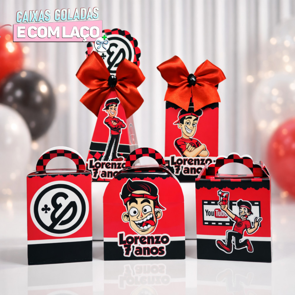 Kit Caixas Enaldinho Personalizada + BRINDE /Lembrancinha de Festa /Aniversário