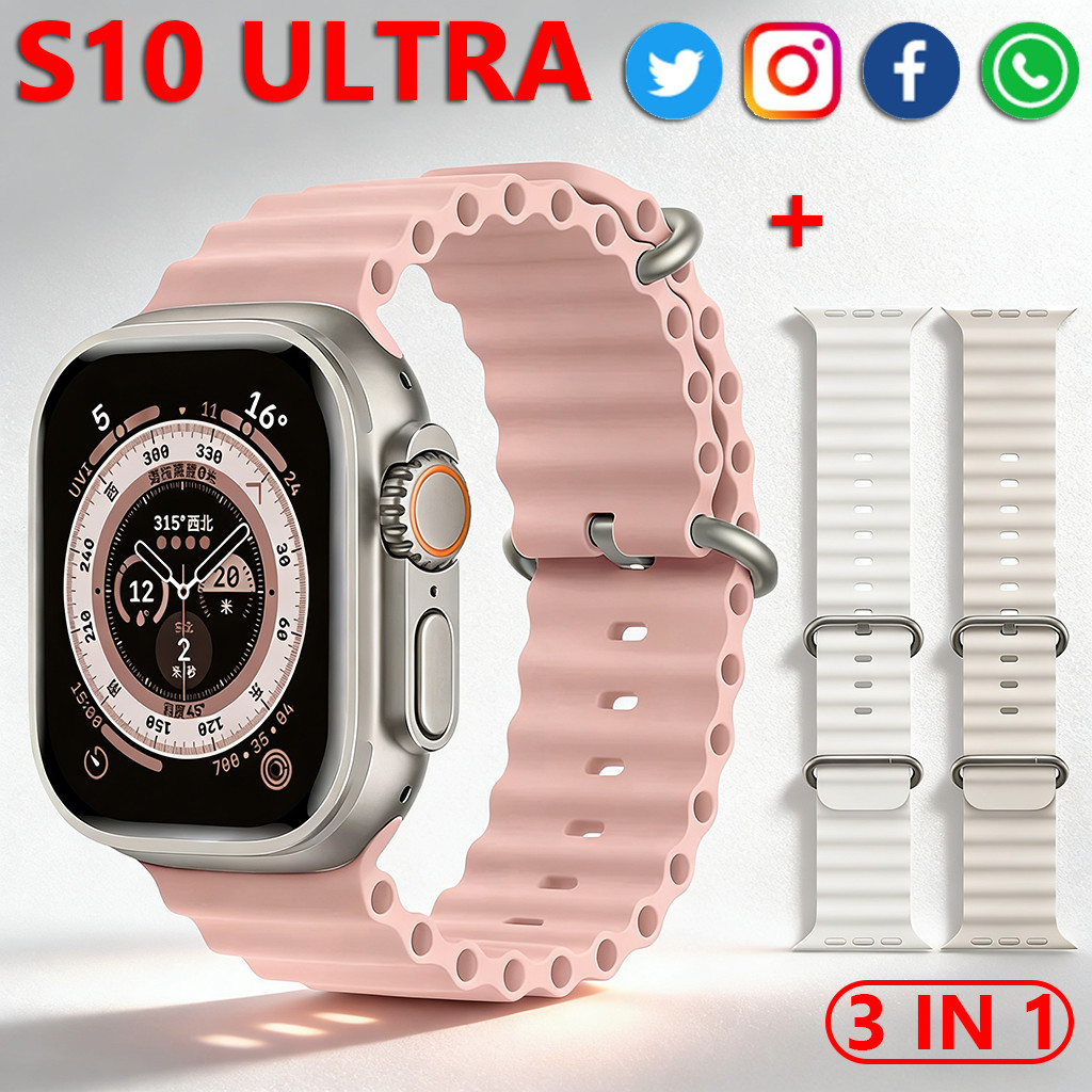 2026 Novo relógio inteligente HD grande tela suporta teste de pressão arterial relógio desportivo masculino e feminino