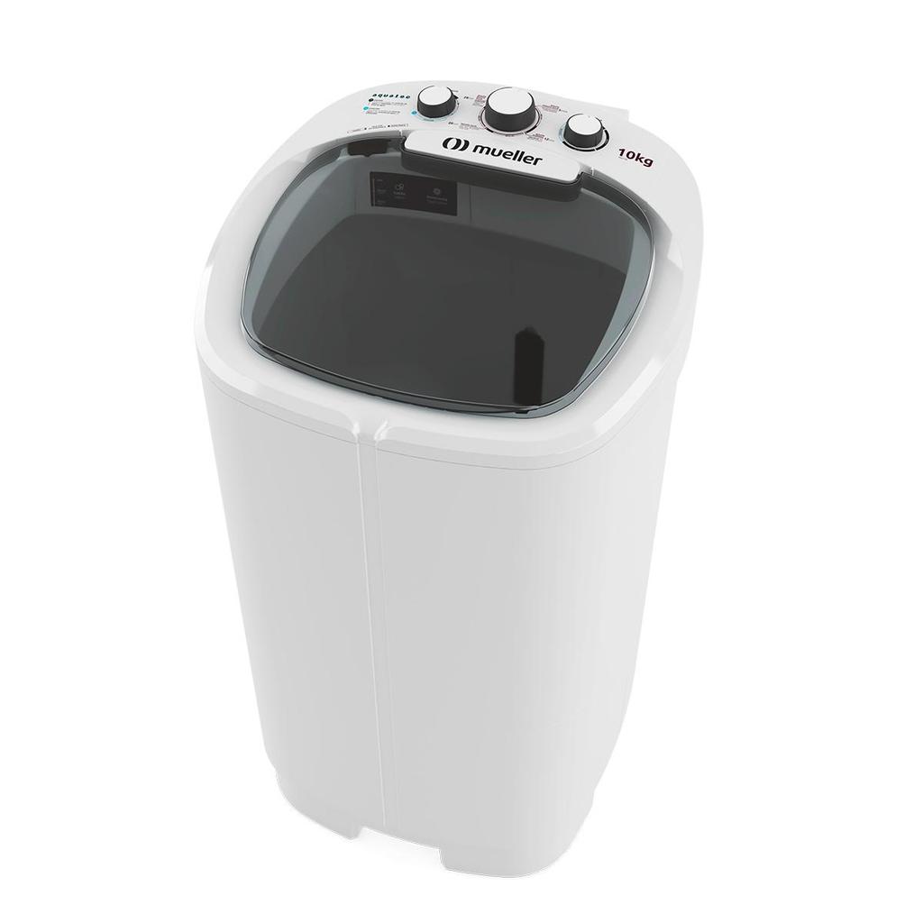 Tanquinho de Lavar Roupa Mueller 10kg Aquatec Não Transborda MLT10F