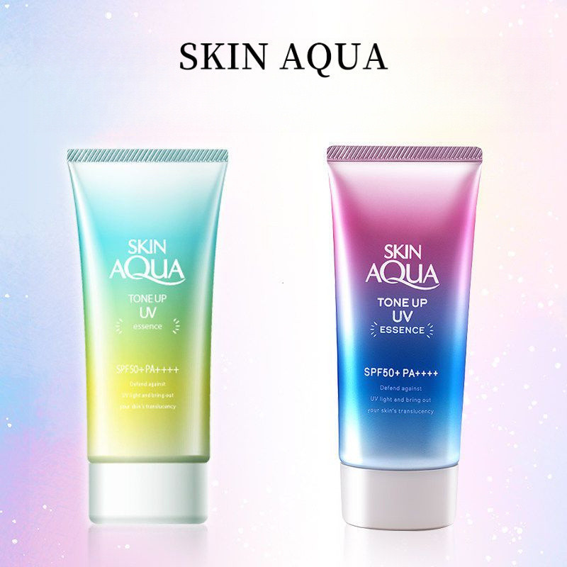 Rohto SKIN AQUA Protetor Solar Rainbow Isolamento Fps50 Hidratante Facial UV Cuidados Com A Pele Sensação De Luz E Confo