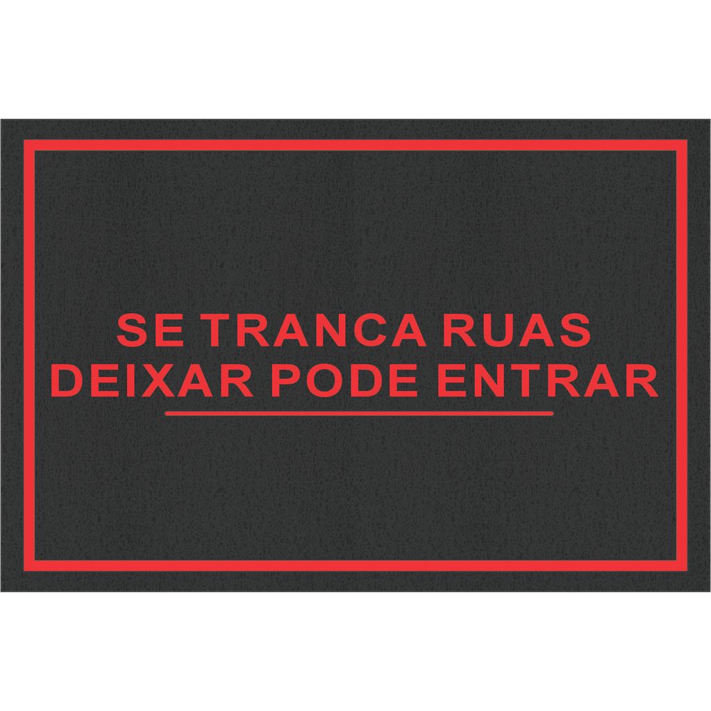 Tapete capacho para porta de entrada - Umbanda espiritualidade 60X40
