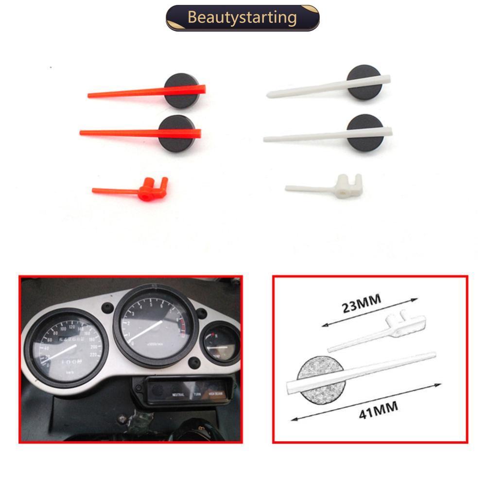 BEAUTYSTARTING 3 Peças De Pinos De Agulha Para Velocímetro De Motocicleta Branco/Vermelho Honda CB400 SF VTEC CB-1 A7X3