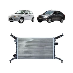RADIADOR CELTA PRISMA 1.0 FLEX MANUAL COM E SEM AR 2006 2007 2008 A 2013