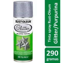 Tinta Spray Glitter Prata Rust Oleum