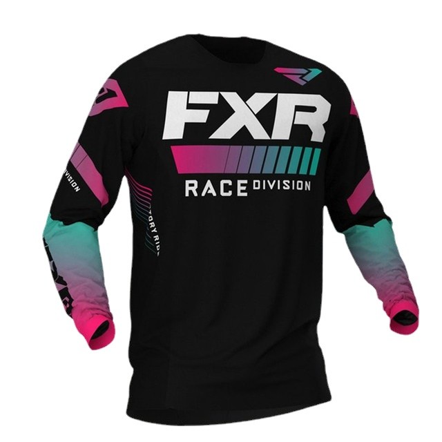 Pronto Estoque Camisa downhill Motocicleta Mountain bike De Manga Comprida Camiseta