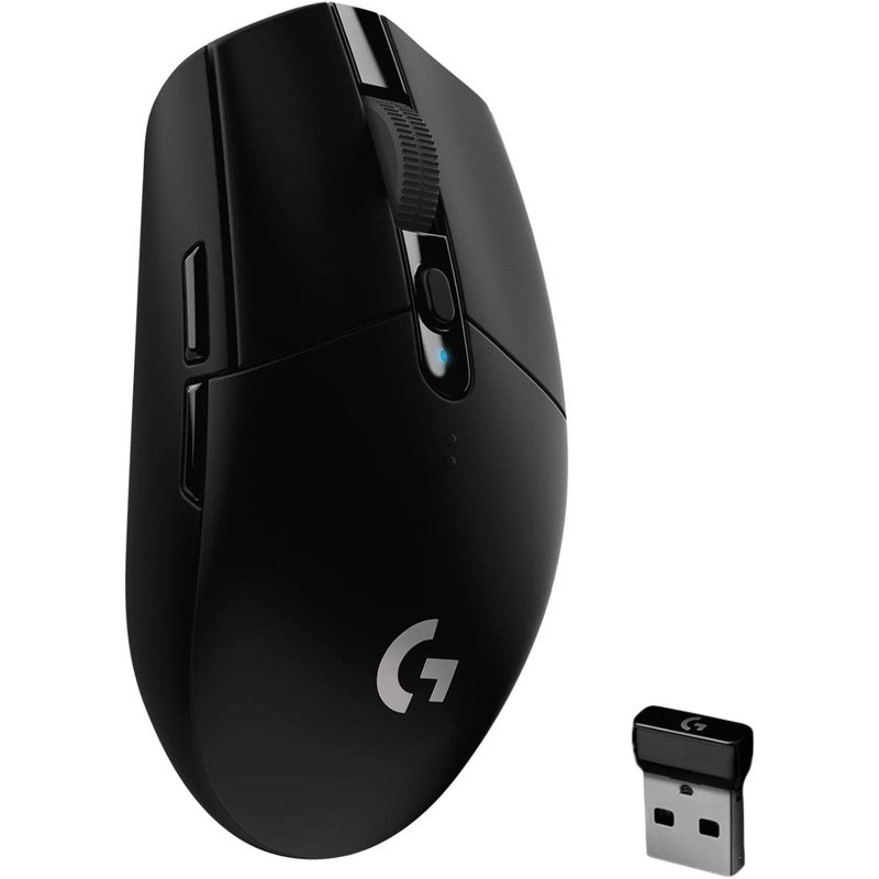 mouse Para Jogos Sem Fio De Velocidade Leve Logitech G304 , sensor Hero 12K , 12.000 DPI , 6 Botões Programáveis , Bater
