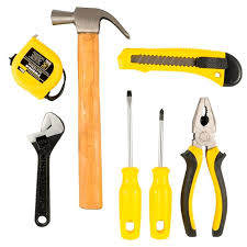 7 Ferramentas Martelo Alicate Chave Inglesa Fenda Philips