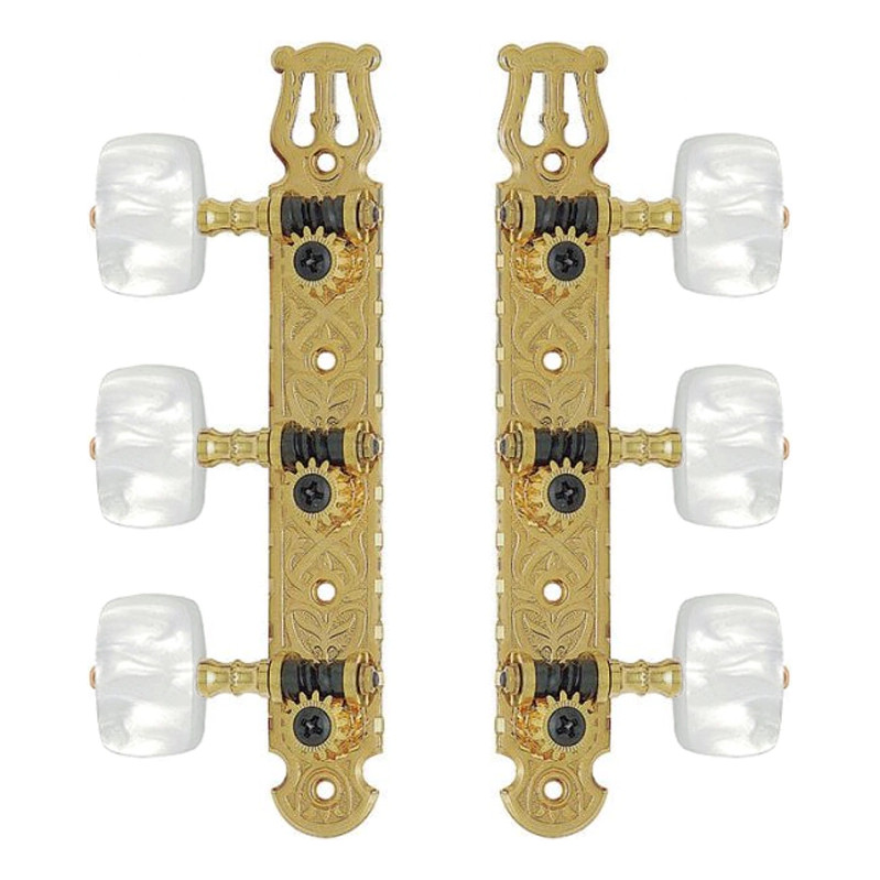 Tarraxa Gotoh P Violão Nylon Dourada Com Rolamento 35ar1600