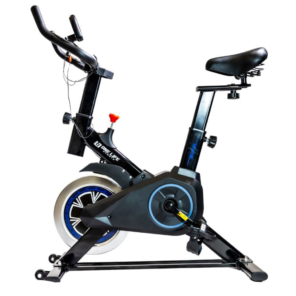 Bicicleta Ergométrica Spinning Inércia 6kg One Life Sports®| Academia Fitness Ciclismo Profissional em Oferta na Shopee