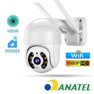 Kit Câmera de Segurança IP Wifi Externa Impermeável ICSEE Full HD 1080p YOOSEE em Oferta na Shopee