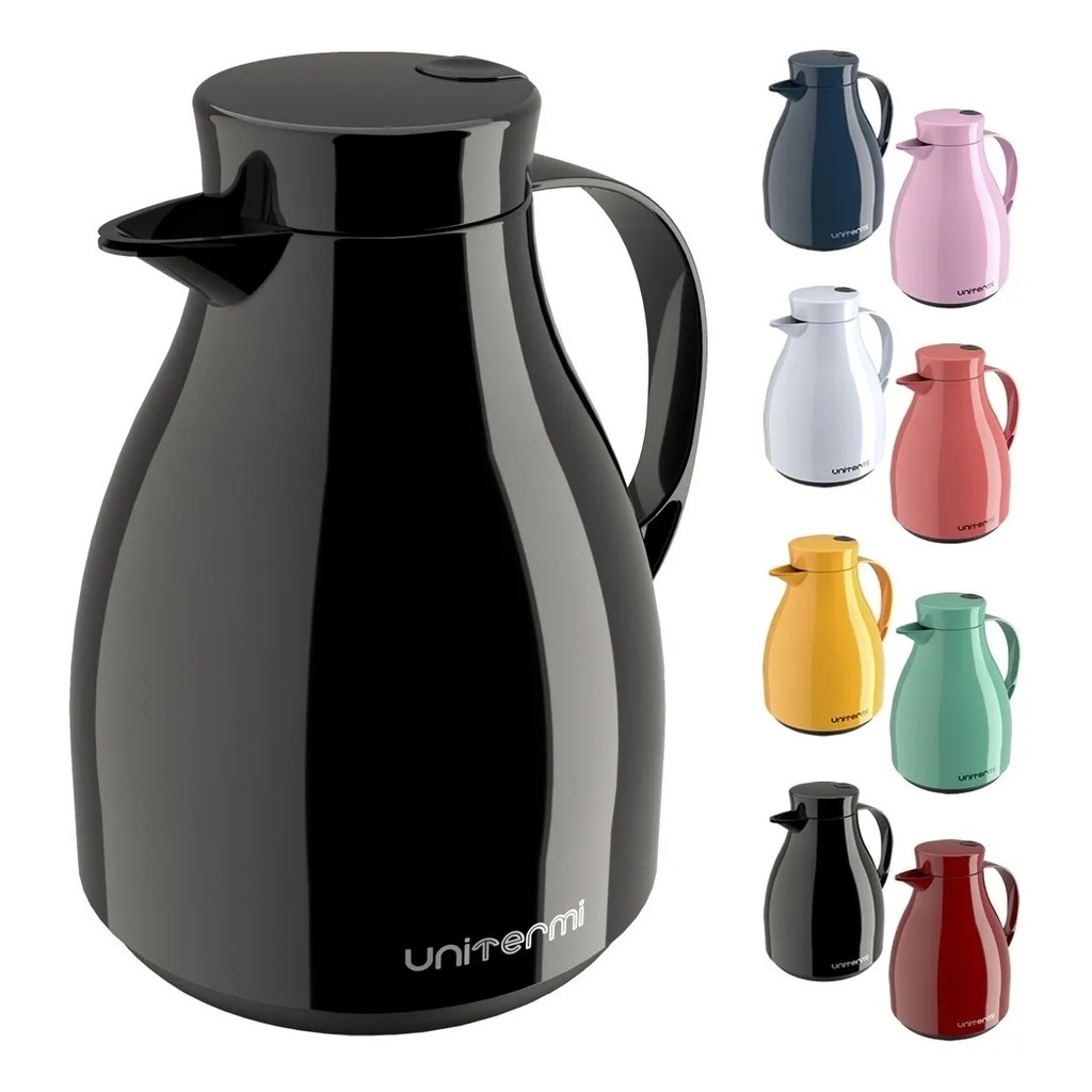 Garrafa Térmica Bule Gatilho Café Água Chá Chimarrão 1 Litro em Oferta na Shopee