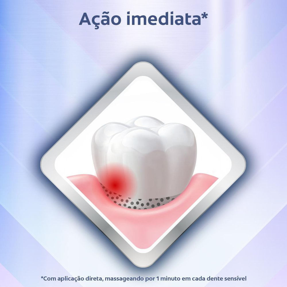 Detalhes do Creme Dental Colgate Sensitive PRO Alívio Imediato Original 60g
