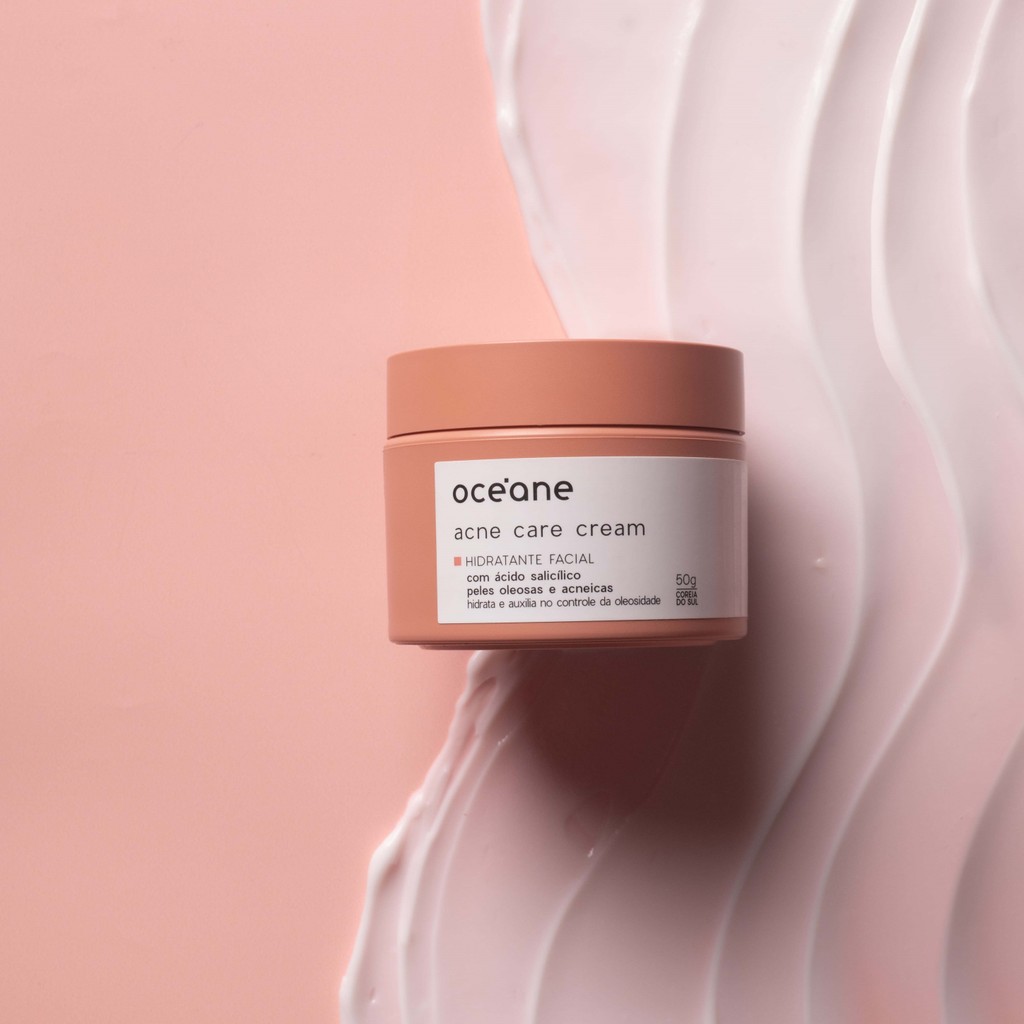 Detalhes do Hidratante Facial com Ácido Salicílico - Acne Care Cream 50g