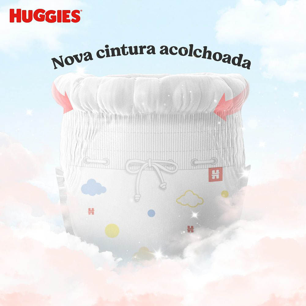 Detalhes do Fralda Huggies Supreme Care Pants Roupinha Proteção Acolchoada Tamanho XXG Pacote Hiper 48 Unidades Descartáveis