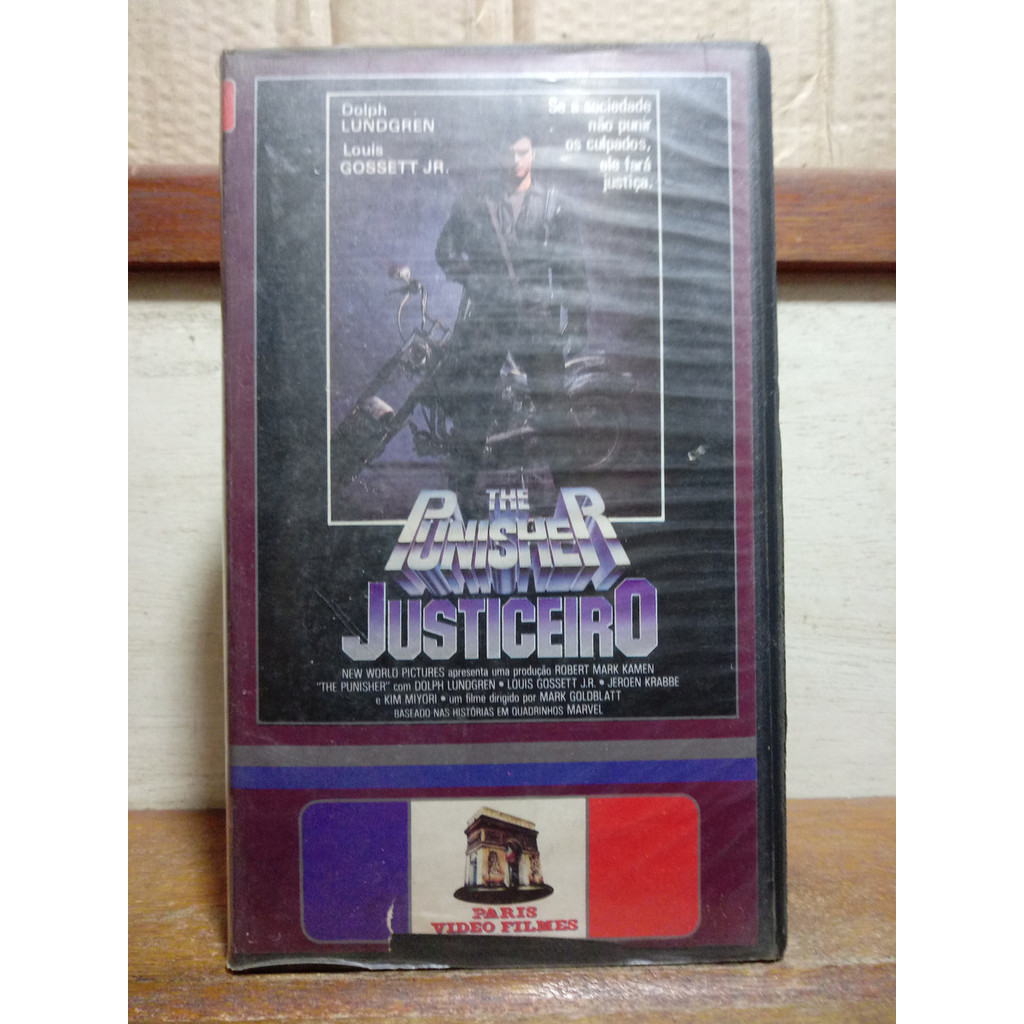 vhs The Punisher Justiceiro - Dolph Lundgren