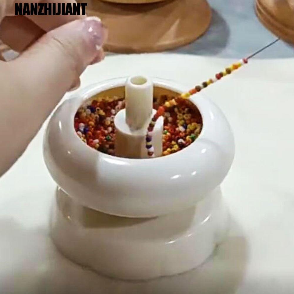 NANZHIJIANT Tigela De Contas Giratórias , Dispositivo De Miçangas DIY Bead Spinner , Ferramenta Conveniente E Rápida
