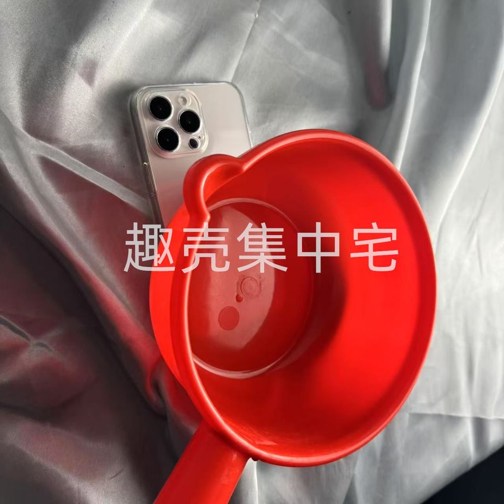 Iphone17PoMax 16ProMax 17 17Pro Engraçado Nicho Abstrato Concha de Água Vermelha Adequado para Apple 16 Capa de Telefone