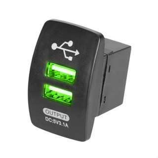 Carregador USB Duplo Com Led Para Carro Moto A Prova D'Agua em Oferta na Shopee