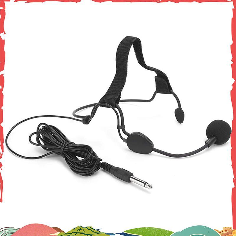 6.35MM Plug Dinâmico Bandana Microfone Gancho De Orelha Adequado Para WH20TQG Instrumento Musical Guitarra