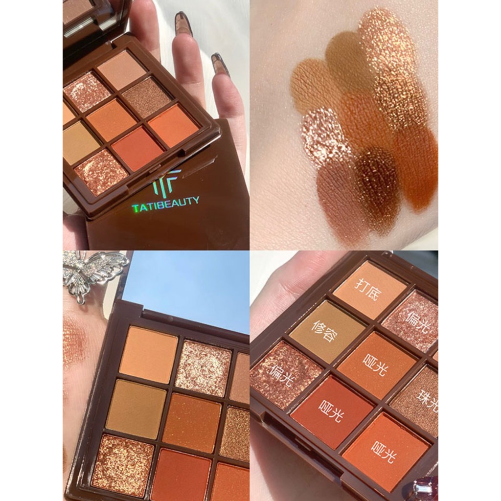 Paleta de sombras de nove cores nicho marca ins barato estudante fumar maquiagem High-End sentimento ins Super quente 20