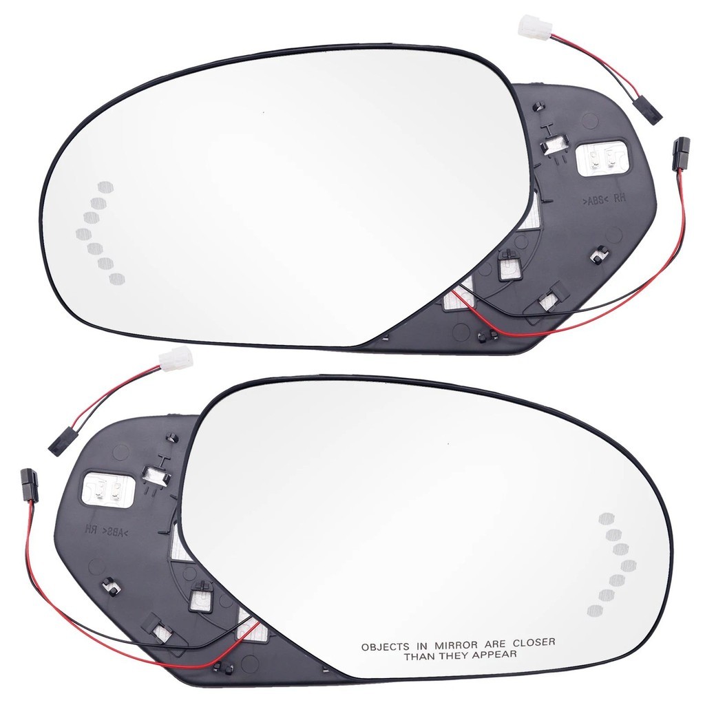 Vidro Aquecido Do Espelho Da Porta Lateral Diodo Emissor De Luz Para Cadillac Escalade ESV EXT Chevrolet Avalanche Silve