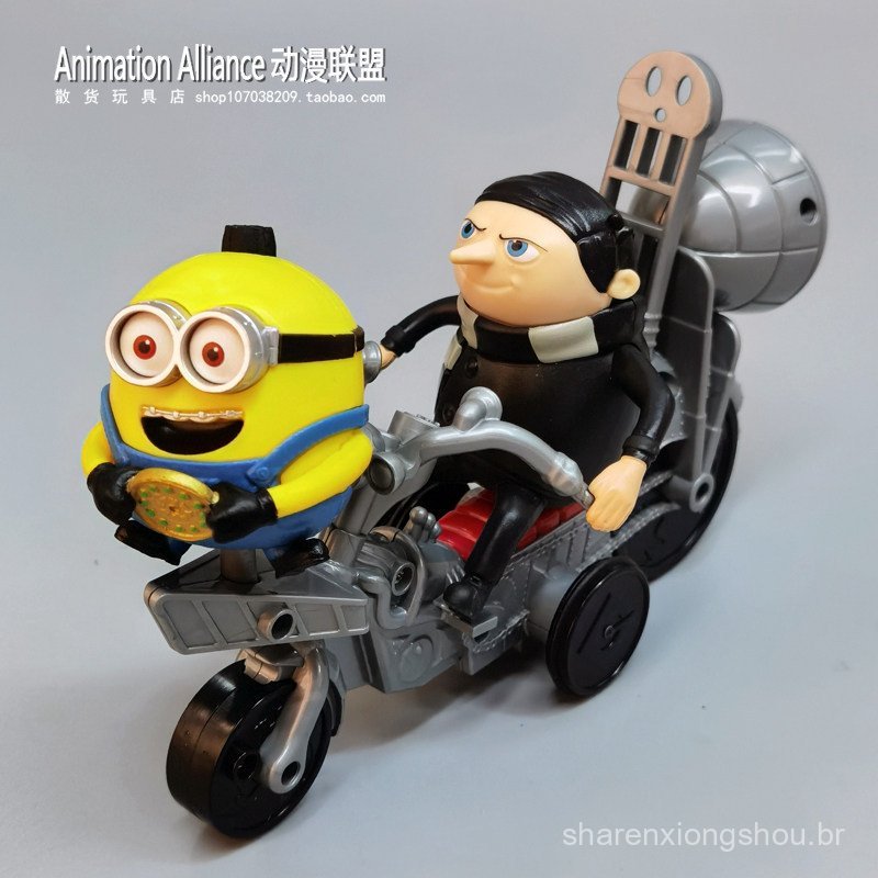 Brinquedos populares soltos do KFC Minions, Brinquedos do Gru - O Maldisposto, brinquedos infantis modelo de motocicleta