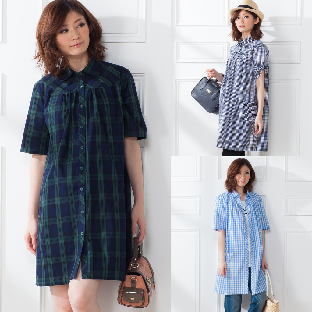 Exportação estilo japonês verão Plus Size mulheres grávidas camisa de manga curta abertura lateral camisa de enfermagem 