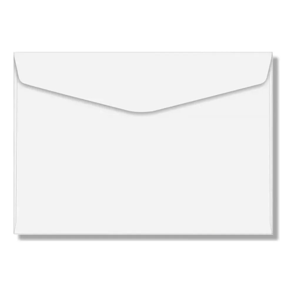 1.000 Envelope Carta 114x162mm Branco Offset  63g - 1.000 Un