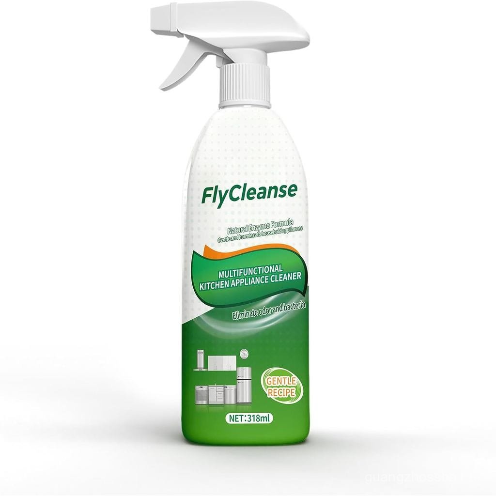Spray Removedor de Manchas Ion para Cozinha, Spray de Limpeza em Espuma Multiuso para Cozinha, Limpador de Manchas de Ól
