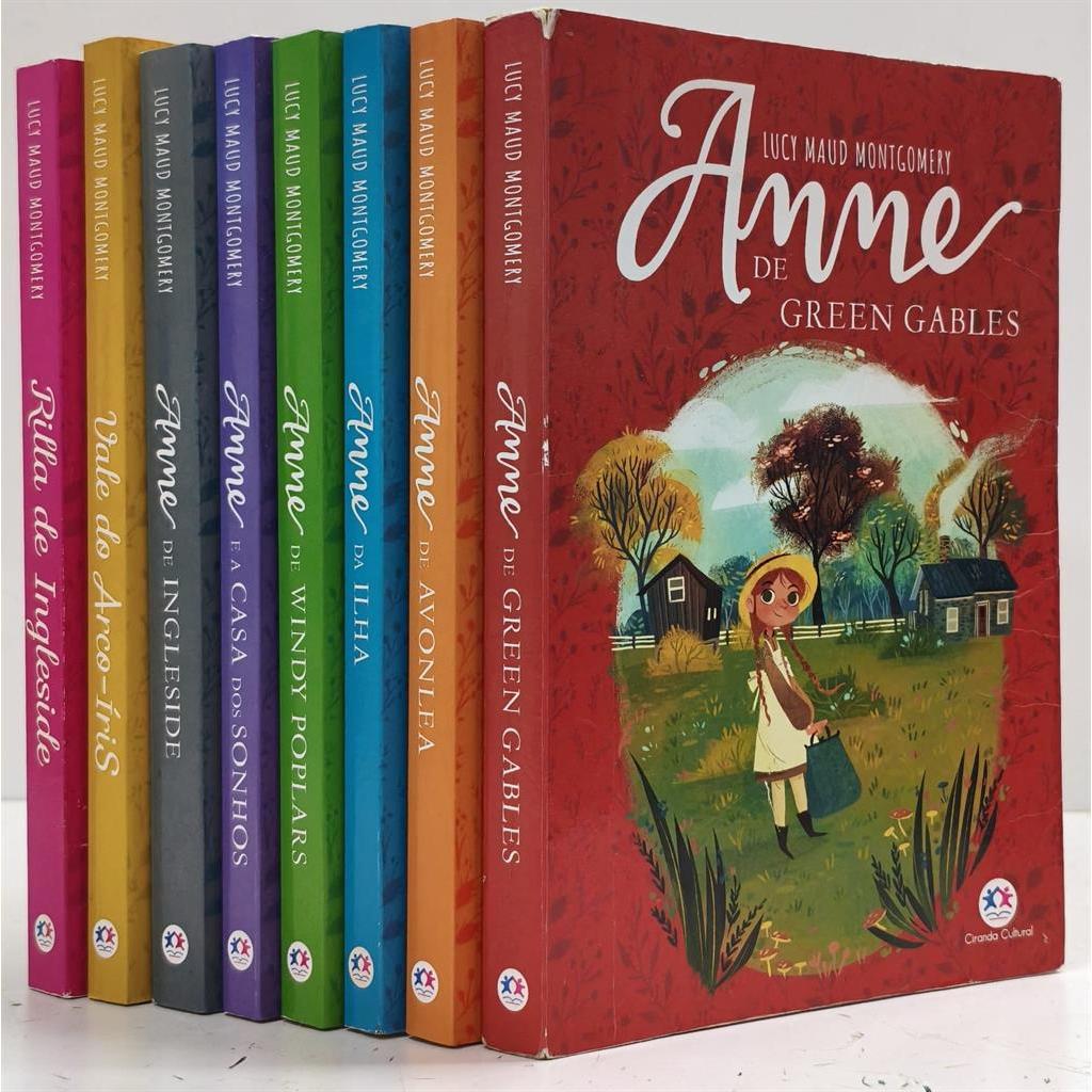 Coleção Anne Com 8 volumes autor Lucy Maud Montgomery
