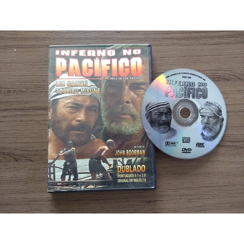 DVD INFERNO NO PACIFICO - ORIGINAL