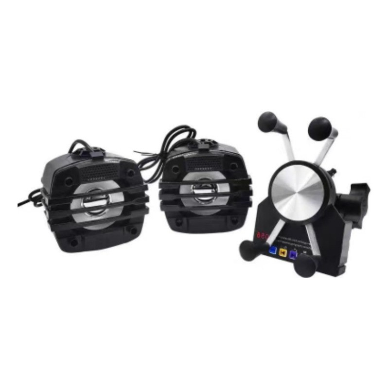 Speaker Bluetooth para Motocicletas com Suporte de Celular