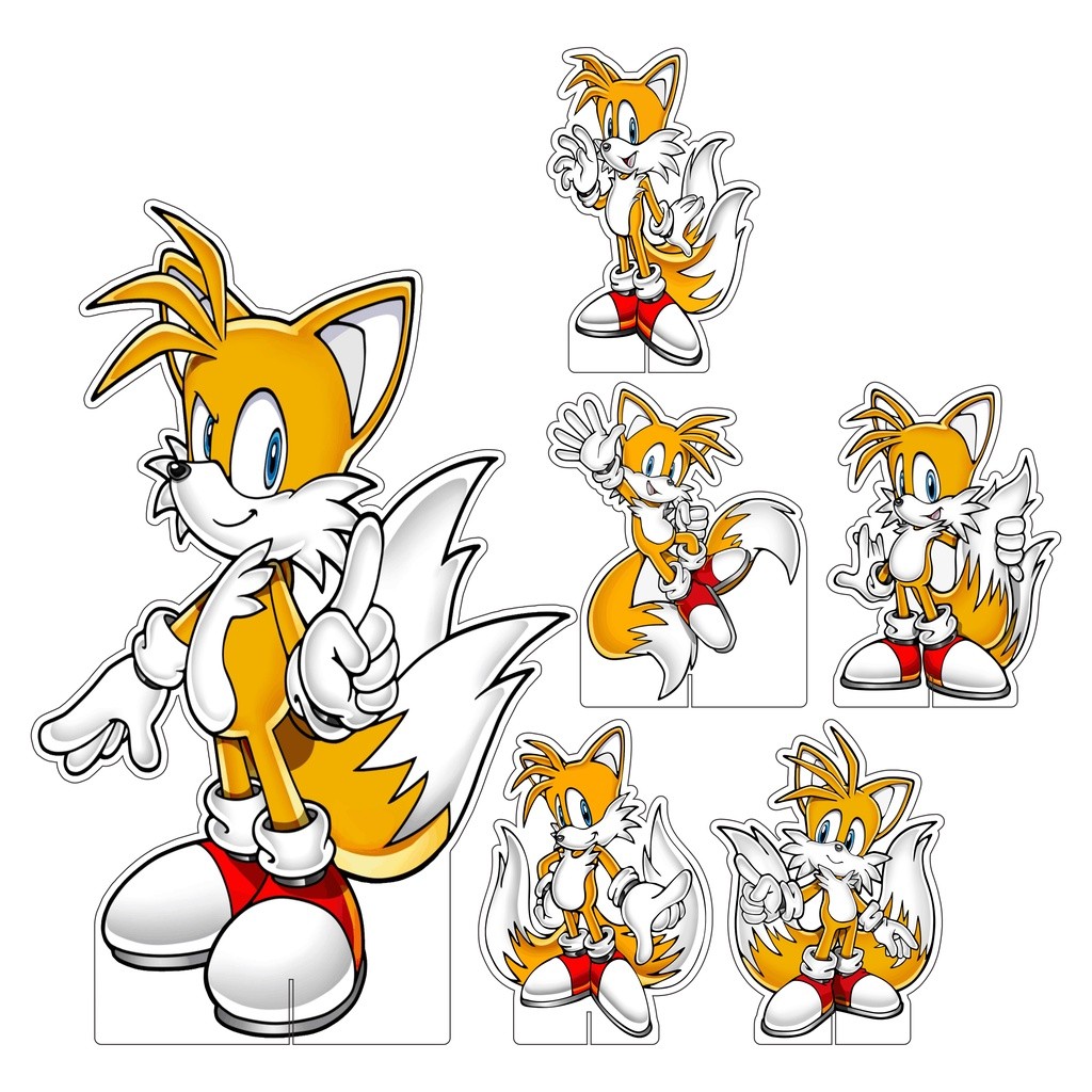 Mini Kit Display Festa Infantil Tails Sonic FC