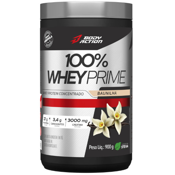100% Whey Prime - Concentrado - 900g - BodyAction
