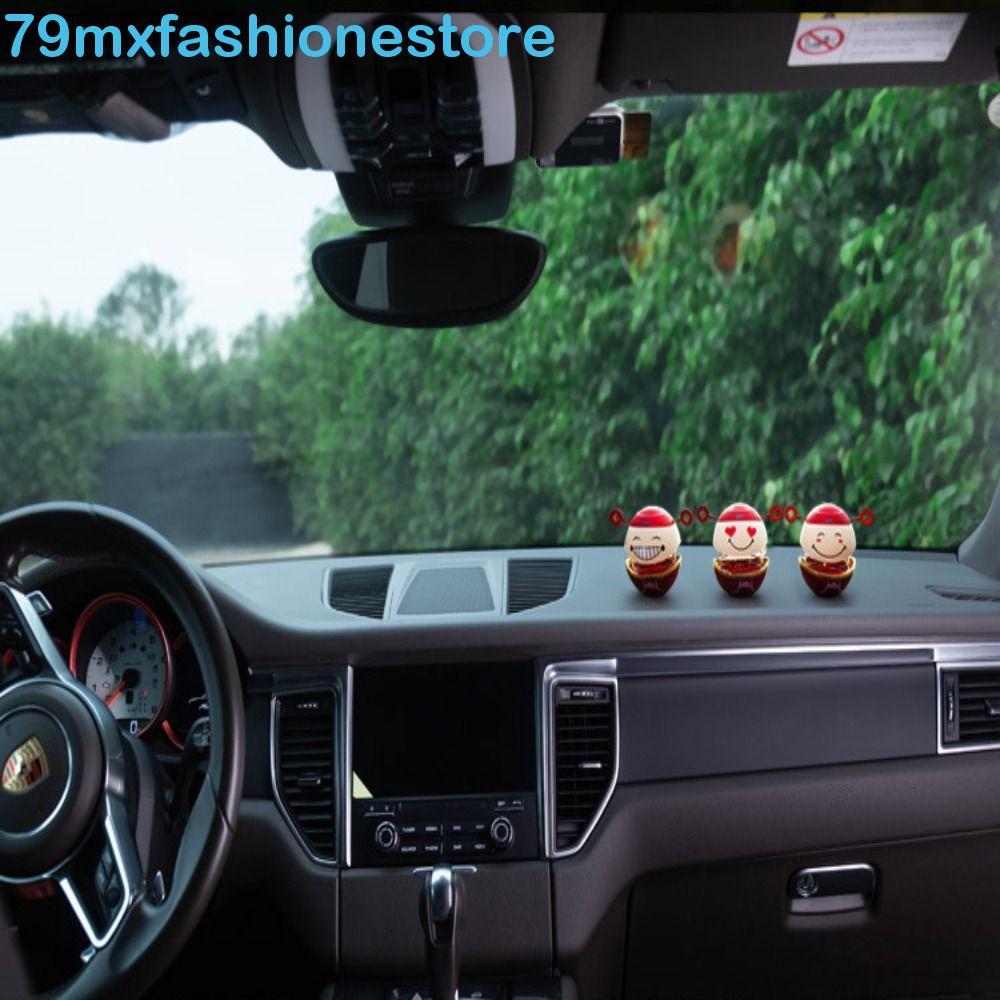 Acessório Interior Automotivo MXFASHIONESB , Ornamento De Cabeça Divertida Para Sino De Carro Mesa De Plástico
