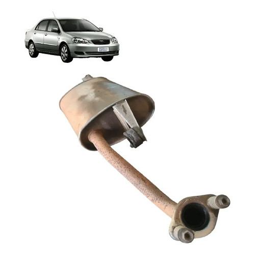 Silencioso Escapamento Traseiro Corolla 1.8 2002 À 2008