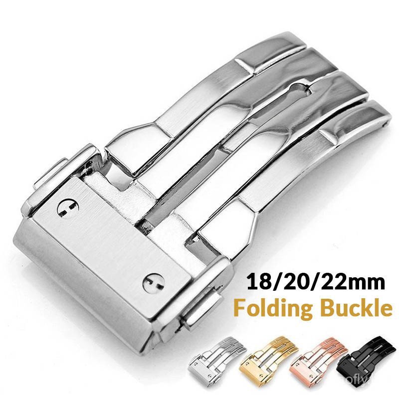 Fecho de relógio em aço inoxidável 304, compatível com a série H-UBLOT Big Bang, fecho dobrável de metal de 18mm, 20mm, 